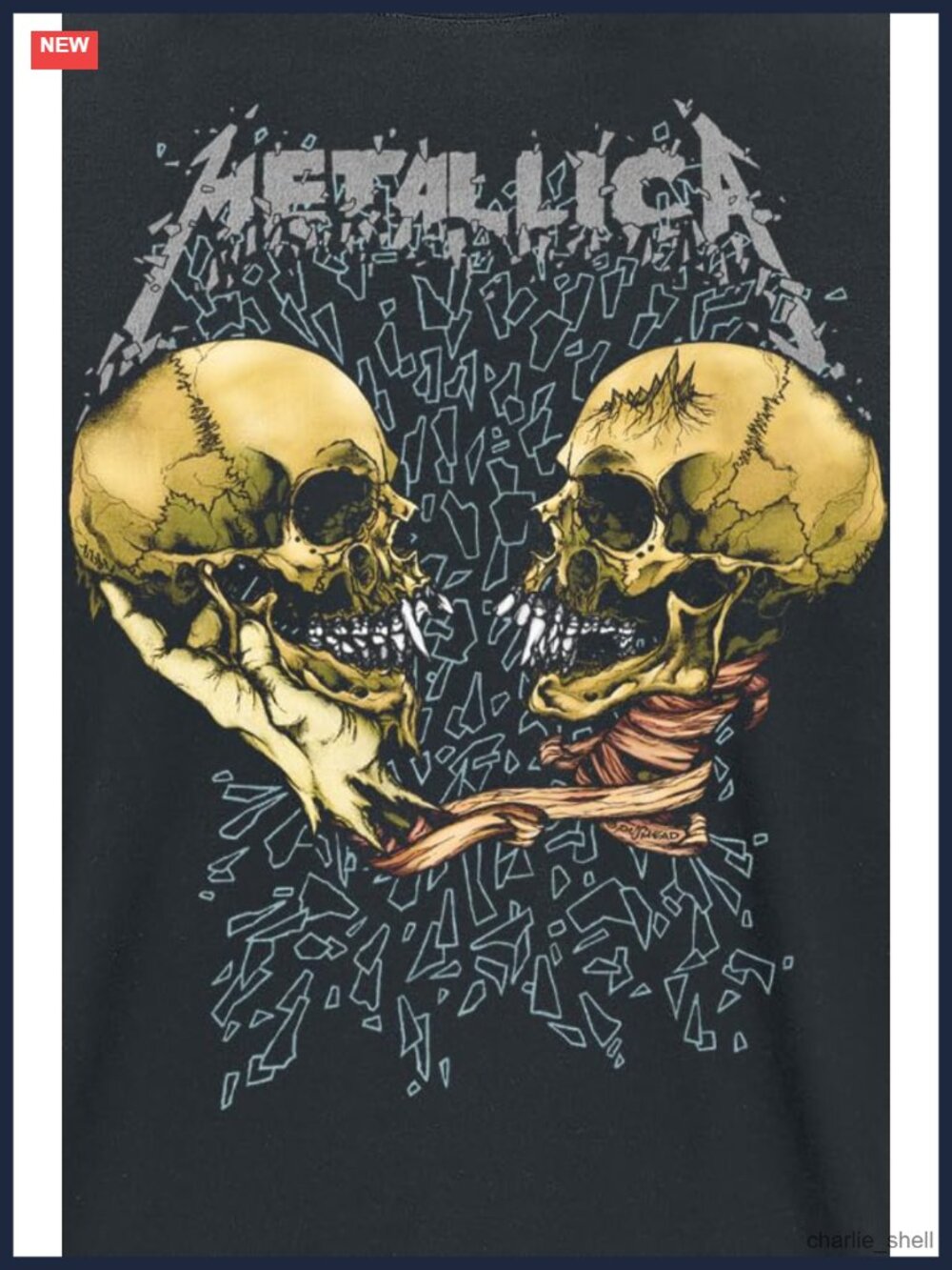 Metallica Sad But True Band T-Shirt Men's Official Merch - Picture 3 of 6